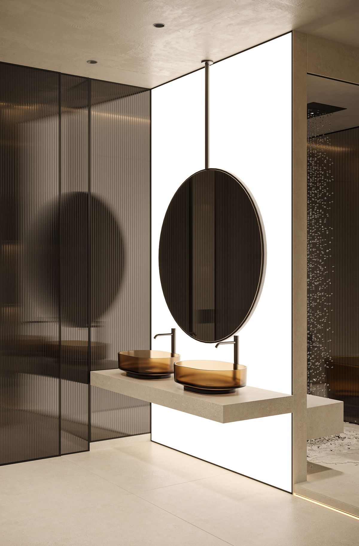 Nowoczesne oświetlenie w garderobie